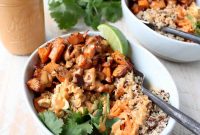 Thai Peanut Sweet Potato Buddha Bowl Recipe