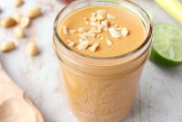 Homemade Thai Peanut Sauce for Dipping and Noodles