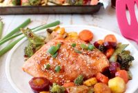 Sheet-Pan Salmon with Thai Sweet Chili Glaze