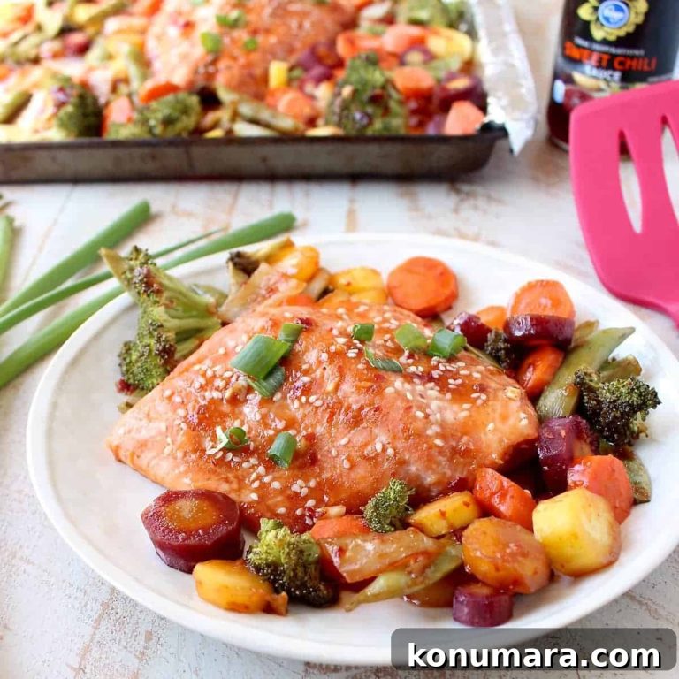 Sheet-Pan Salmon with Thai Sweet Chili Glaze