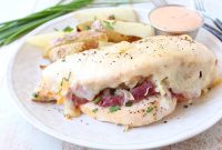 Reuben-Stuffed Chicken Breasts with Swiss Cheese and Sauerkraut