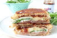 Fig and Prosciutto Grilled Cheese with Provolone