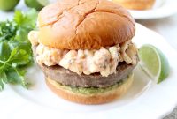 Mexican Street Corn (Elote) Turkey Burgers