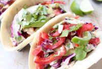 Blackened Mahi Mahi Tacos with Cilantro Jalapeno Slaw