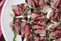Seared Steak Crostini Recipe with Garlic Herb Butter