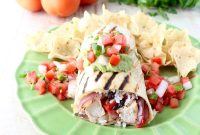 Grilled Chicken Fajita Burritos