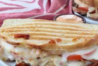 Grilled Chicken Panini Recipe with Melty Mozzarella