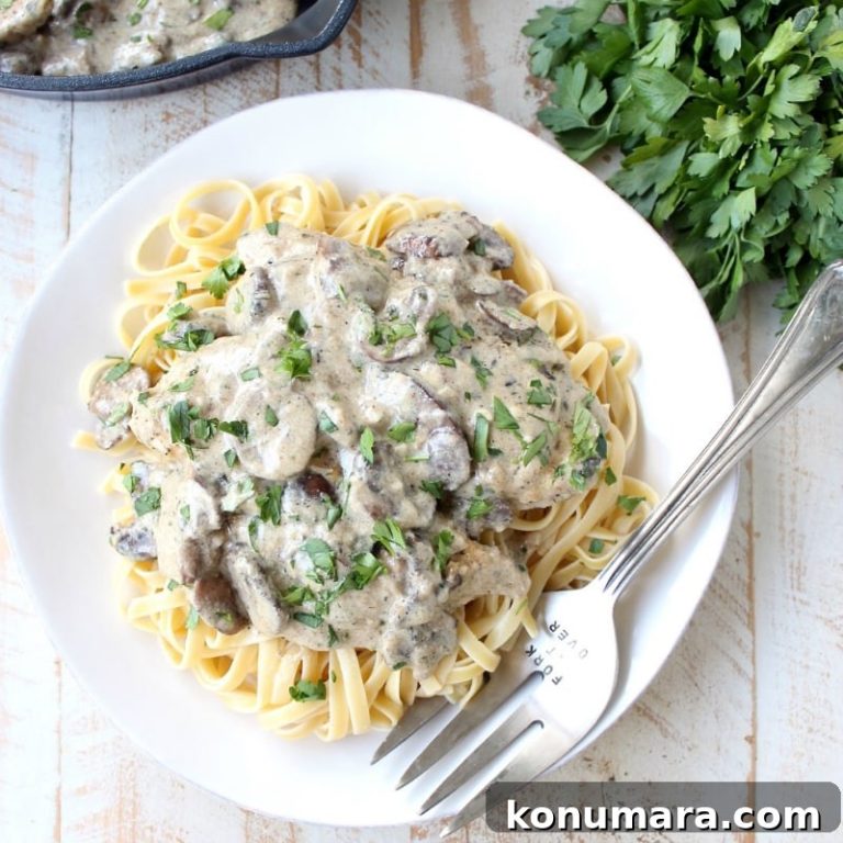 Creamy Mushroom Chicken Parmesan Recipe