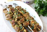Grilled Mediterranean Chicken Skewers with Lemon and Herbs