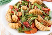 Crispy Chicken Potsticker Stir-Fry Recipe