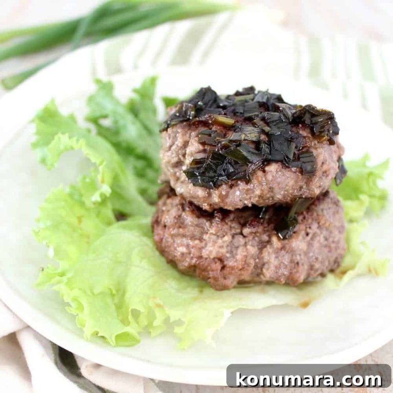 Whole30 Sesame Scallion Burger Recipe