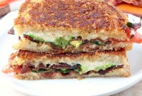 Grilled Cheese with Bacon, Tomato and Avocado