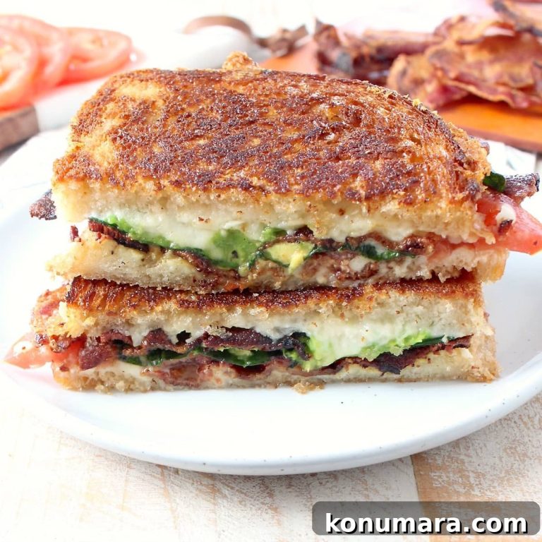 Grilled Cheese with Bacon, Tomato and Avocado