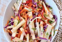 Crisp Jicama Slaw with Lime and Cilantro