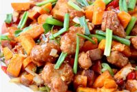 One-Pan General Tso’s Chicken and Sweet Potato Hash Recipe