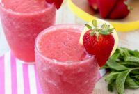Frozen White Wine Slushies with Lemon and Berries