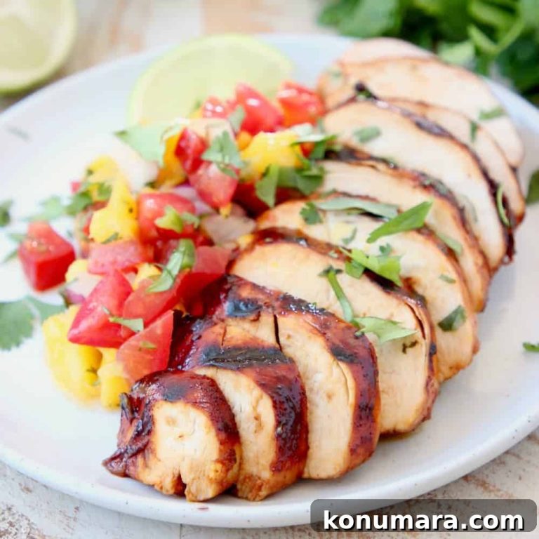 Grilled Chicken with Fresh Mango Salsa