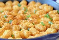 Buffalo Cheeseburger Tater Tot Casserole Recipe