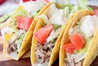 French Onion Dip Tacos with Caramelized Onions and Cheese