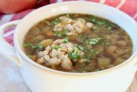 Instant Pot Turkey Soup with Savory Stuffing Dumplings