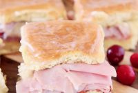 Cranberry, Brie and Ham Sliders Recipe
