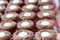 Hot Chocolate Cookie Cups with Gooey Marshmallow Cream