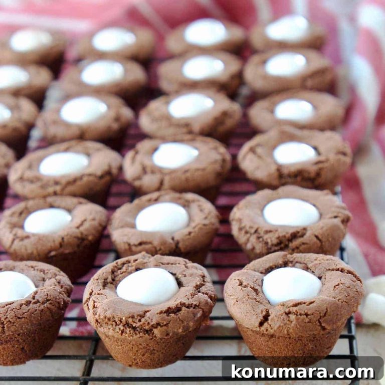 Hot Chocolate Cookie Cups with Gooey Marshmallow Cream