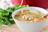 Thai Coconut Potsticker Soup Recipe