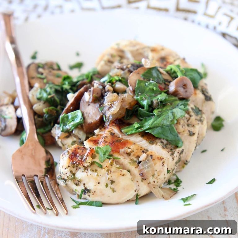 Whole30 Chicken with Mushrooms and Spinach