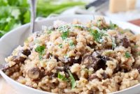 Creamy Instant Pot Mushroom Risotto with Parmesan