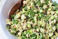 Roasted Cauliflower Salad with Lemon Tahini Dressing