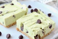 No-Bake Avocado Cheesecake Bars Recipe