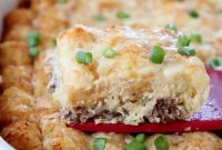 Cheesy Tater Tot Breakfast Casserole Recipe