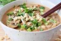 Creamy One-Pot Thai Peanut Noodle Soup