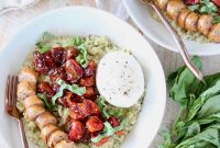 Creamy Instant Pot Pesto Risotto