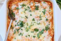 Baked Buffalo Chicken Cauliflower Casserole