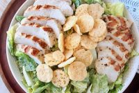 Chicken Caesar Salad with Creamy Cashew Dressing