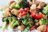 Sticky Teriyaki Chicken Stir-Fry Recipe with Vegetables