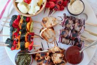 Grilled Charcuterie Board with Mini Skewers for Parties