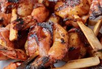 Grilled Bacon-Wrapped Shrimp Skewers