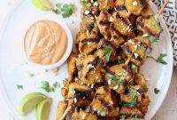 Authentic Thai Chicken Satay with Peanut Sauce