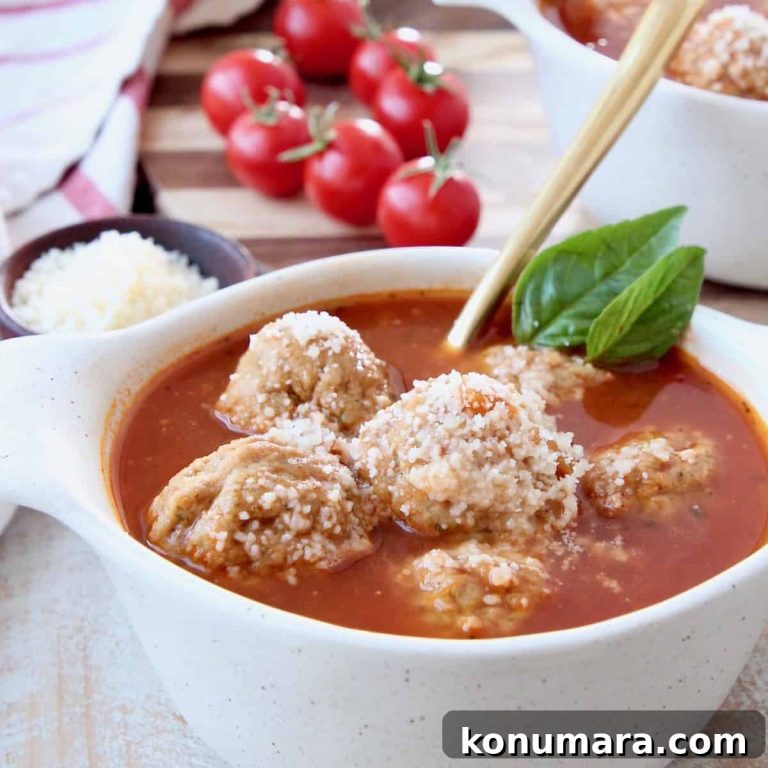 5-Ingredient Italian Meatball Soup