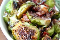 Crispy Maple Bacon Brussels Sprouts Recipe
