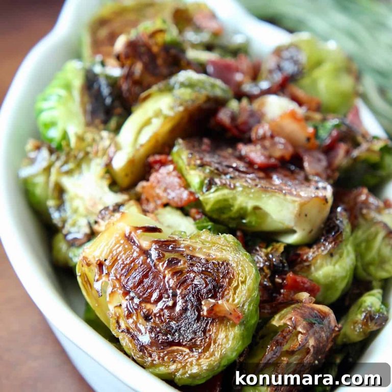 Crispy Maple Bacon Brussels Sprouts Recipe