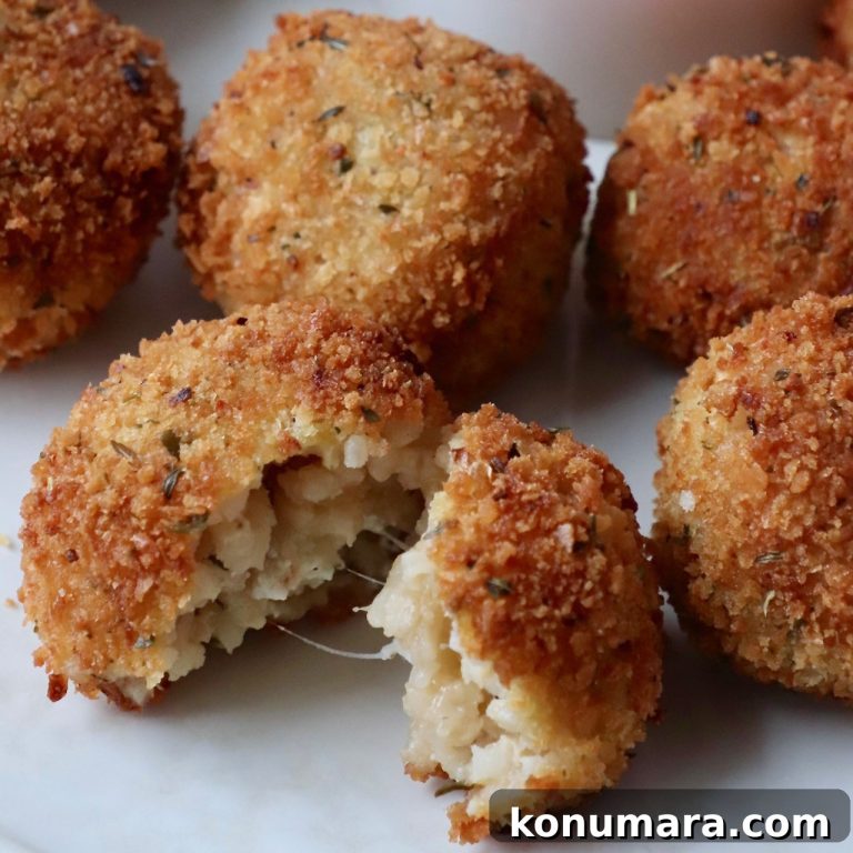 Crispy Sicilian Arancini: Stuffed Italian Rice Balls