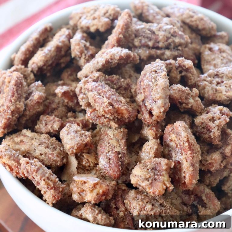 Homemade Candied Pecans Recipe with Cinnamon