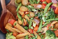 Crispy Garlic and Ginger Stir-Fried Vegetables Recipe