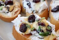 Cranberry and Goat Cheese Crostini Recipe