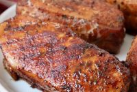 Maple-Glazed Smoked Pork Chops