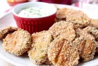 Crispy Buffalo Pickle Chips
